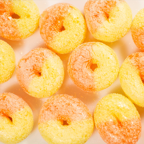 Freeze Dried Peachy Halo Pops