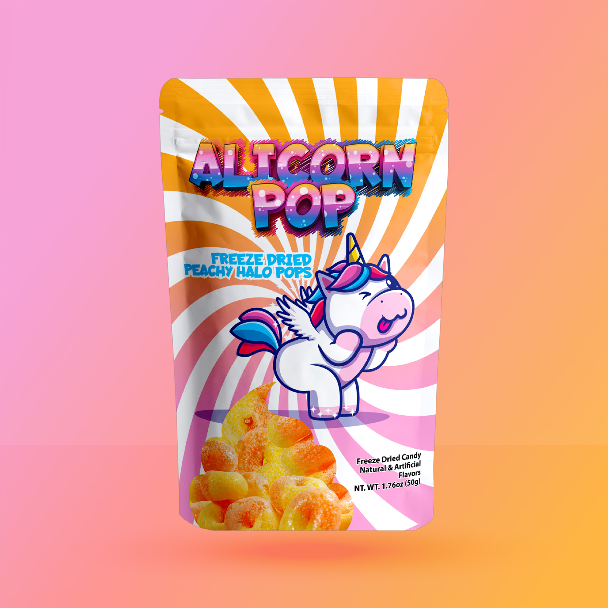 Peachy Halo Pops Front